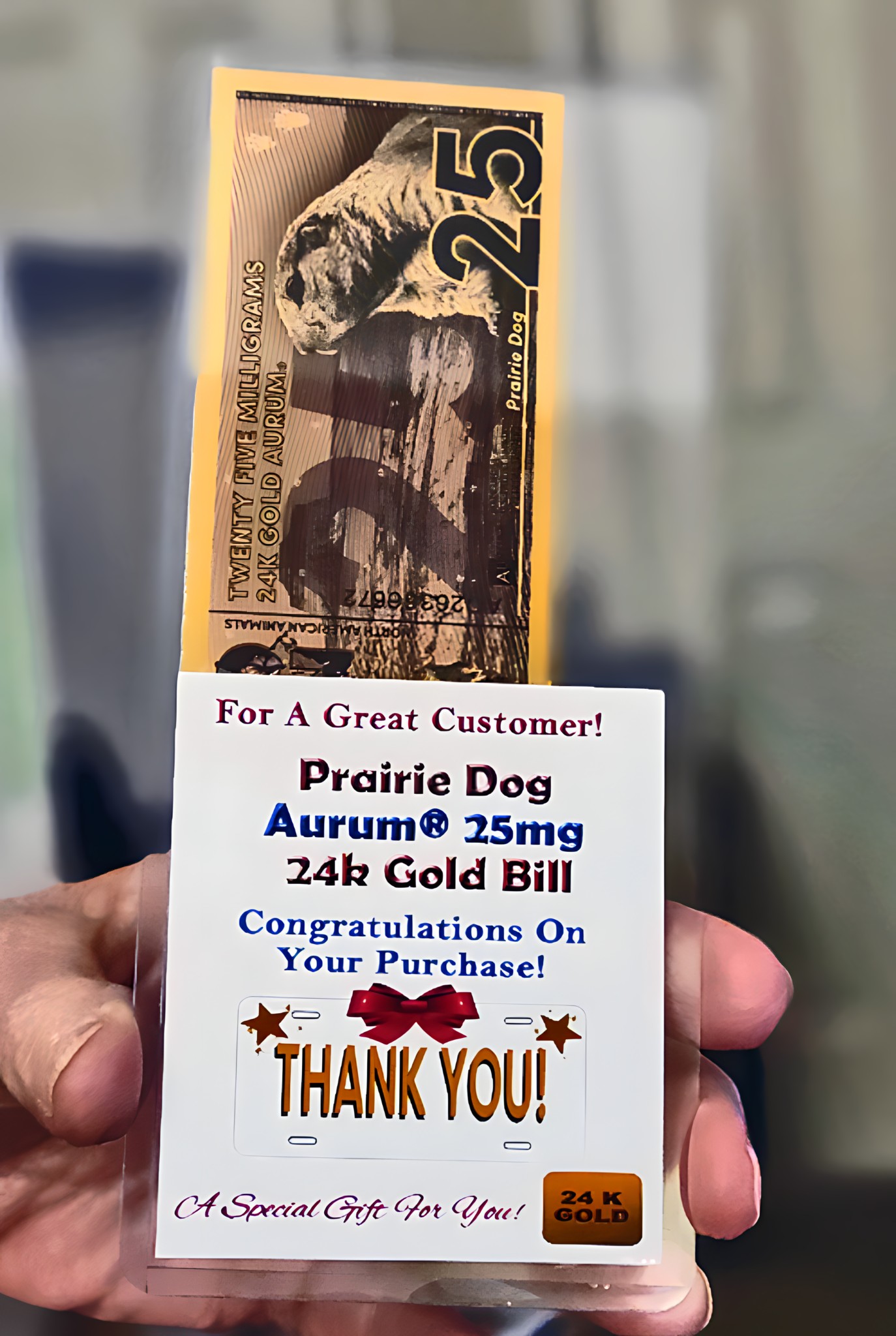 Vehicle Buyer GOLD Appreciation Gift Vehicle-25 Vehicle Buyer GOLD Appreciation Gift Vehicle-25